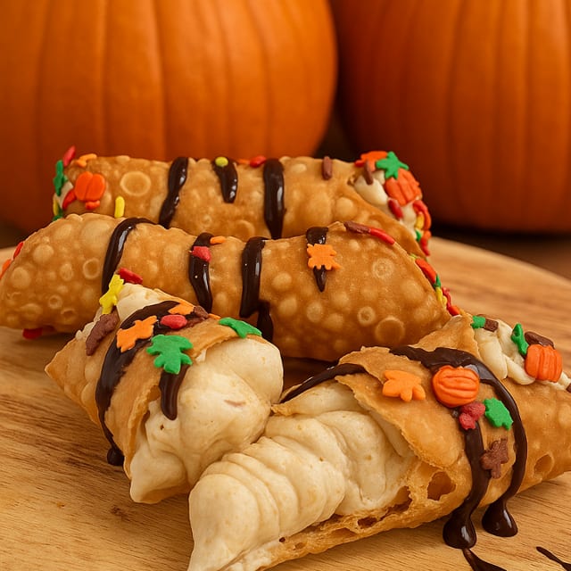 FALL SPECIAL! Pumpkin Spice Cannoli 🎃🍂.